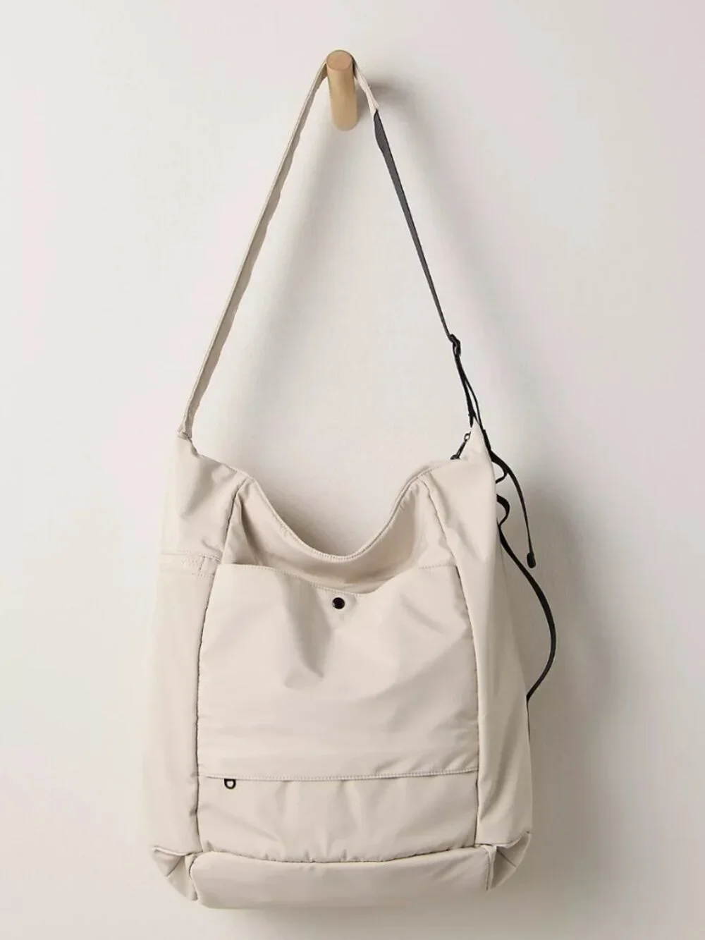 NWT Free People No Time Zones Carryall Tote in Off White